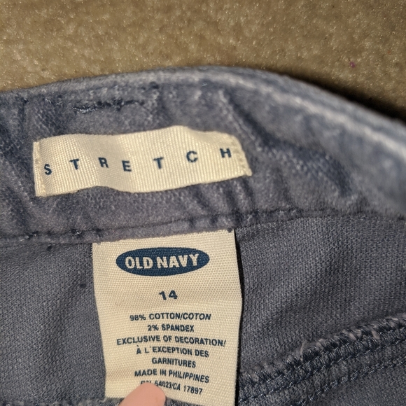 Old Navy blue mini skirt - Picture 3 of 12